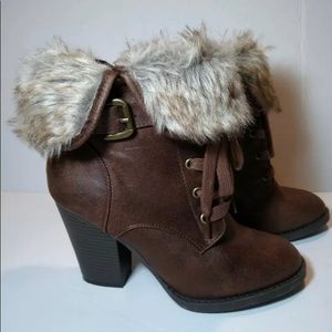 Woman’s size 8 booties from Charlotte Russe